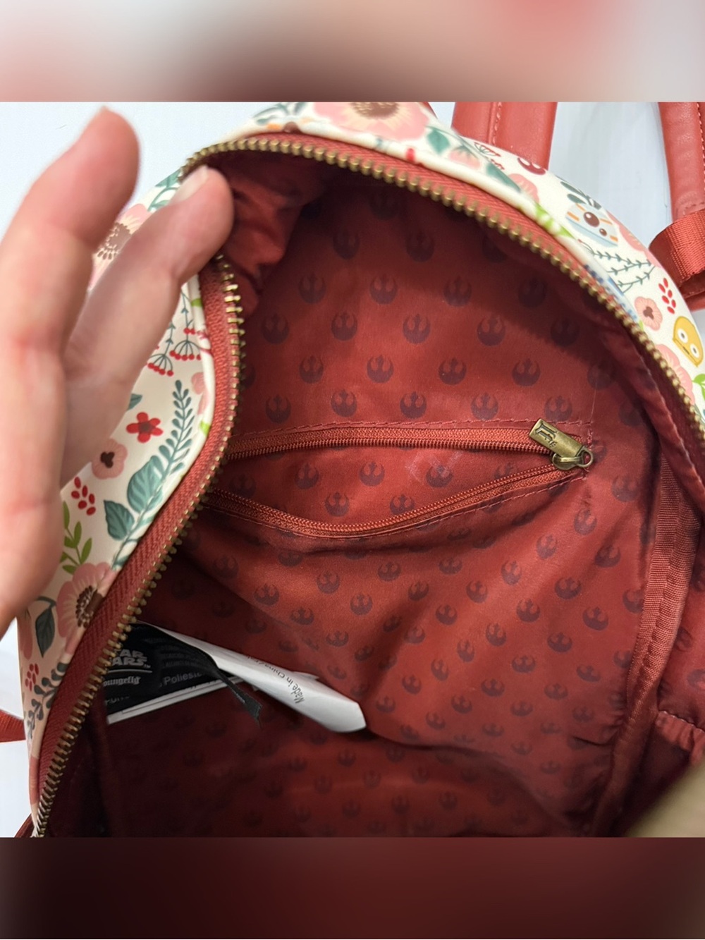 Loungefly Star Wars Floral Mini Backpack - Picture 10 of 16